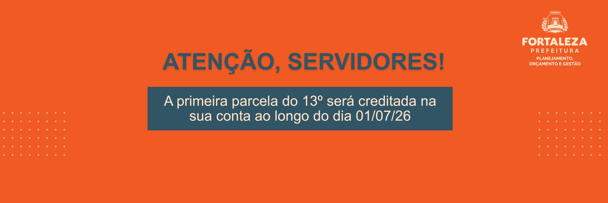 O salário cai cedinho, como sempre, e o 13º vai sendo creditado ao longo do dia